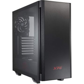 Gabinete Gamer XPG, Invader Black, Mid Tower, Vidro Temperado, ATX, Black, 75260032, Sem Fonte, Com 2 Fans