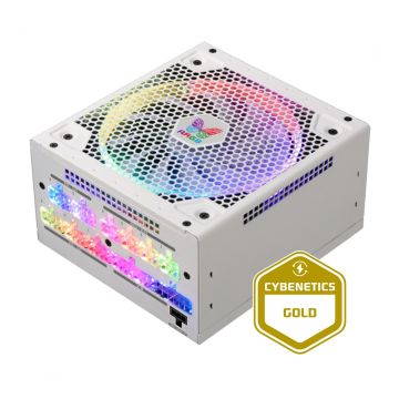 Fonte Super Flower LEADEX III ARGB 850W, 80 Plus Gold, White, PFC Ativo, Full Modular, Com Cabo de força, SF-850F14RG(WH)