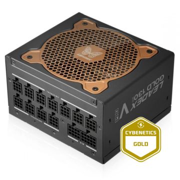 Fonte Super Flower LEADEX V Gold PRO 850W, PFC Ativo, Full Modular, SF-850F14TG V2.0 BK