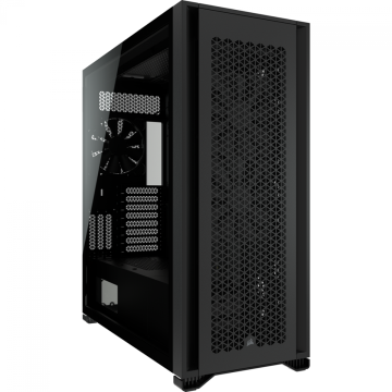 Gabinete Gamer Corsair 7000D AirFlow, Full Tower, Vidro Temperado, Black, ATX, Sem Fonte, Com 3 Fans, CC-9011218-WW