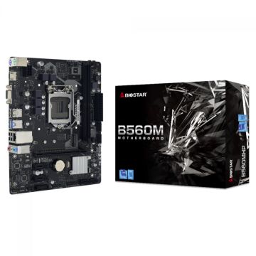 Placa Mãe Biostar B560MHP, Chipset B560, Intel LGA 1200, mATX, DDR4 