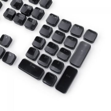 Keycaps Redragon A107, PBT, ANSI, Double Shot, Black, 104 Teclas