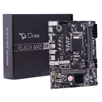 Placa Mãe Duex DX H510ZG, Chipset H510, Intel LGA 1200, MATX, DDR4