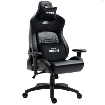 Cadeira Gamer Ninja Mamba, Reclinável, Preto