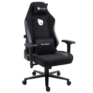 Cadeira Gamer Terabyte Style, Reclinável , 4D, Preto e Cinza
