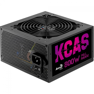 Fonte Aerocool KCAS 800W, 80 Plus Bronze, PFC Ativo