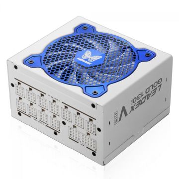 Fonte Super Flower LEADEX V Gold Pro 1000W, 80 Plus Gold, Full Modular, PFC Ativo, White, SF-1000F14TG(WH)