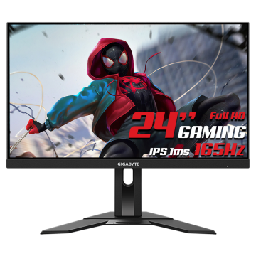 Monitor Gamer Gigabyte G24F2, 24 Pol, Full HD, 125% sRGB, FreeSync, 165Hz, 1ms, IPS, HDMI/DP