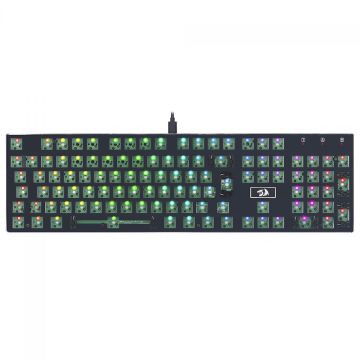 Base Para Teclado Mecânico Gamer Devarajas-Barebore, RGB, Black, RD-BBK556