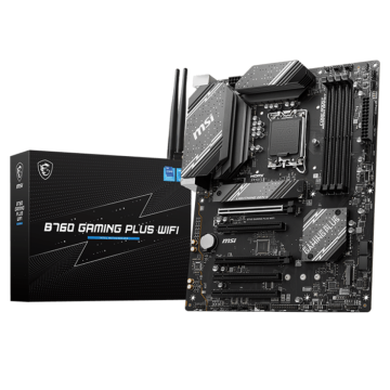Placa Mãe MSI B760 Gaming Plus Wi-Fi, Chipset B760, Intel LGA 1700, ATX, DDR5, 911-7D98-007