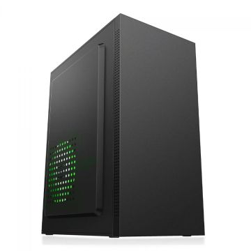 Gabinete Duex Office, MATX, Black, Sem Fonte, Sem Fan, DX255-10-1