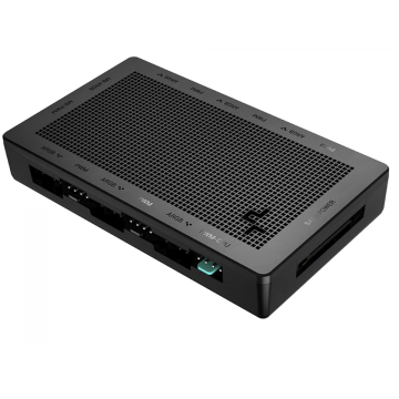 Hub PWM e ARGB 2-em-1 DeepCool SC790, 6 Portas, 5V, Black, R-SC790-BKNSNN-G