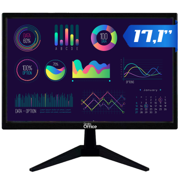Monitor Dr. Office, 17.1 Pol, HD, 60Hz, HDMI/VGA, MDR-0502-17