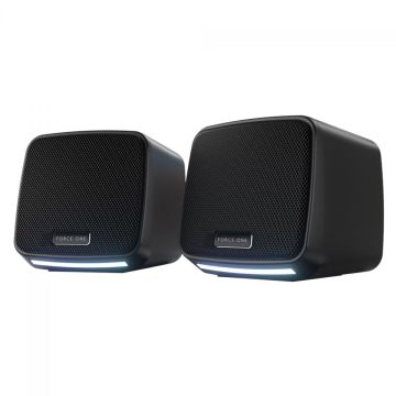 Caixa de Som Force One Explorer, RGB, USB, Black, FR.AU.EX.01