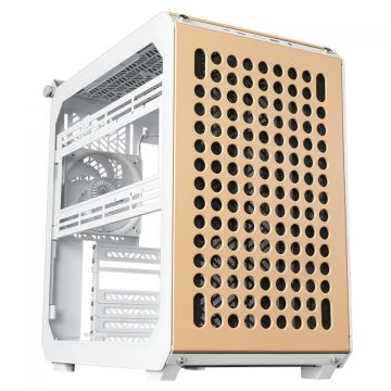Gabinete Gamer Cooler Master Qube 500 Flatpack Macaron Edition, Modular, Mid-Tower, Vidro Temperado, E-ATX, Sem Fonte, Com 1 Fan, Q500-DGNN-S00