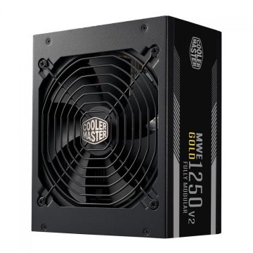 Fonte Cooler Master MWE Gold 1250W V2, 80 Plus Gold, PCI-E 5.0, PFC Ativo, Full Modular, Black, MPE-C501-AFCAG-3BR