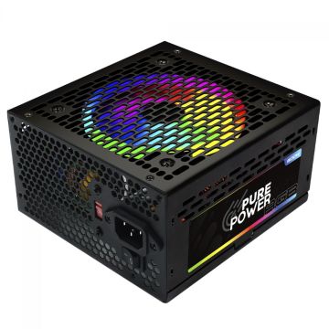 Fonte Pure Power, 600W, RGB, Black, PP-PSU600-RGB