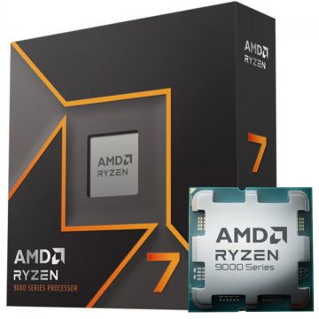 Processador AMD Ryzen 7 9700X, 3.8GHz (5.5GHz Turbo), 8-Cores 16-Threads, AM5, Sem Cooler, 100-100001404WOF 