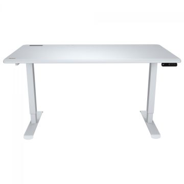 Mesa Gamer Cougar Royal 150 Elite White, Ajuste Elétrico, Com Estação De Conexões, Branco, 3MR1502W.0006