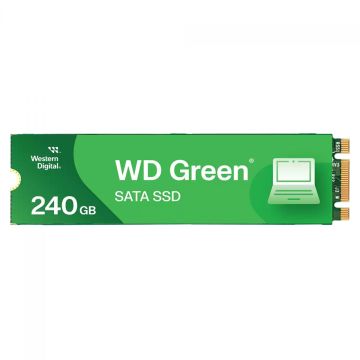 SSD WD Green SN350, 240GB, M.2 NVMe, Leitura 2400MB/s e Gravação 900MB/s, WDS240G2G0C