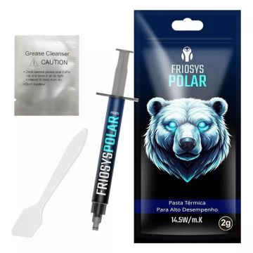 Pasta Térmica Friosys Polar 2G, 14.5W/mK, FSYPLR2G