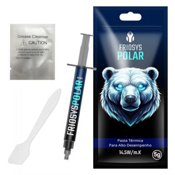 Pasta Térmica Friosys Polar 5G, 14.5W/mK, FSYPLR5G