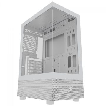 Gabinete Gamer SuperFrame Boreas, Mid Tower, Vidro Temperado, ATX, Sem Fans, Branco, SFGW-BOREAS-0