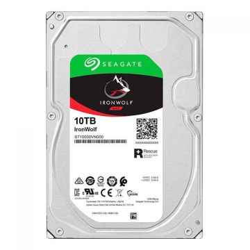 HD Seagate IronWolf, 10TB, Sata III, 7200RPM, 256MB, 3.5&quot;, ST10000VN000