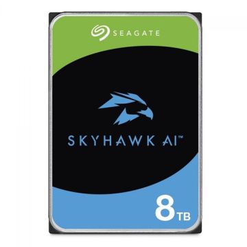 HD Seagate Skyhawk AI Surveillance 8TB, Sata 6, 7200RPM, 256MB, ST8000VE001