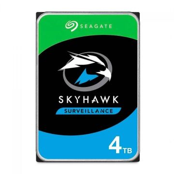 HD Seagate SkyHawk Surveillance, 4TB, 5400RPM, Cachê 256MB, 3.5, Para Segurança, Vigilância, ST4000VX016