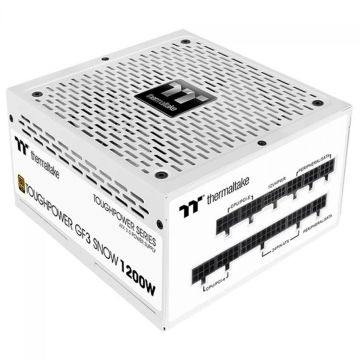 Fonte Thermaltake Toughpower GF3 Snow, 1200W, 80 Plus Gold, PFC Ativo, Full Modular, Branco, PS-TPD-1200FNFAGK-N