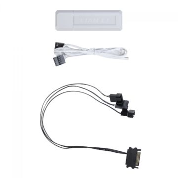Controladora Lian Li L-Wireless, USB, Para Produtos Uni Fan SL e Strimer, Branco, RF-T-W