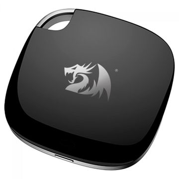 SSD Externo Redragon Ignis Portátil, 256GB, Leitura 450MB/s, Preto, ED-202