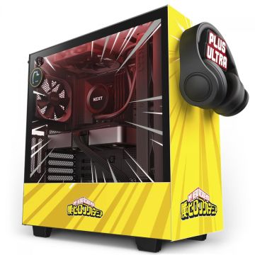 Gabinete Gamer NZXT Rivais H510i, Mid Tower, Vidro Temperado, Sem Fonte, Com 2 Fans, Preto e Amarelo, CA-H510I-MH-RV