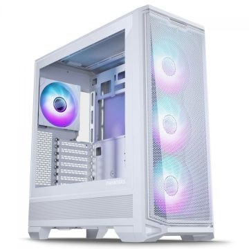 Gabinete Gamer Phanteks Eclipse G400A Matte White, Mid Tower, Vidro Temperado, EATX, Com 4 Fans D-RGB, Branco, PH-EC400GA_DMW01