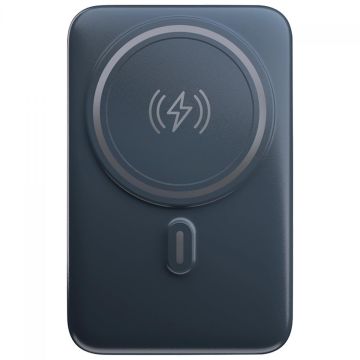 Carregador Portátil Universal, PowerBank, 10000MAH, Com Indução, Cinza Espacial, Geonav, PB10MAGSG