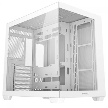 Gabinete Gamer DeepCool CG530 WH, Mid Tower, Vidro Temperado, ATX, Sem Fonte, Sem Fans, Branco, R-CG530-WHNDA0-G-1