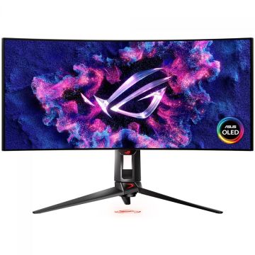 Monitor Gamer Asus ROG Swift PG34WCDM, 34 Pol, Curvo, OLED QHD, UltraWide, 0.03ms, 240Hz, 135% sRGB, HDR, G-Sync Comp, HDMI/DP, 90LM09L0-B01AX1