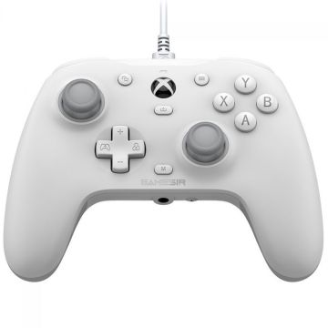 Controle Gamer GameSir G7 HE, USB, Para Xbox/PC, Hall Effect, Licenciado Microsoft, Branco