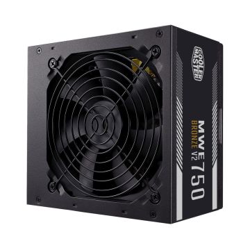 Fonte Cooler Master MWE 750 BRONZE - V2, 750w, 80 Plus Bronze, Full Range, PFC Ativo, MPE-7501-ACAAW-3BBR