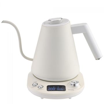 Chaleira Elétrica Pro Home Classic, Com Tela LCD e Controle de Temperatura, 1L, 1200W, 110V, Branca, PH-EK-CL1L1200WWN