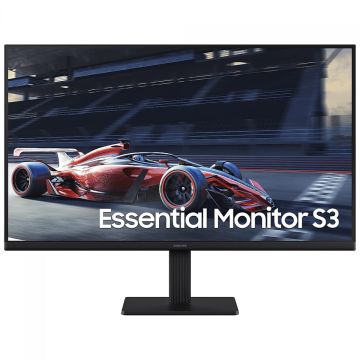 Monitor Gamer Samsung Essential S3, 27 Pol, Full HD, IPS, 100Hz, HDMI/VGA, LS27D300GALMZD