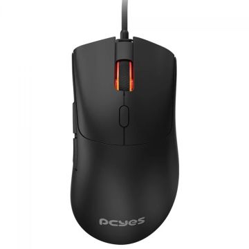 Mouse Gamer PCYes Hydrus Black Vulcan, 12400 DPI, PWM 3327, 6 Botões, Preto, PMGHBV
