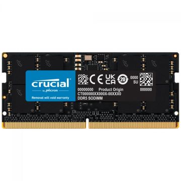 Memória Para Notebook DDR5 Crucial, 8GB, 5600MHz, CT8G56C46S5