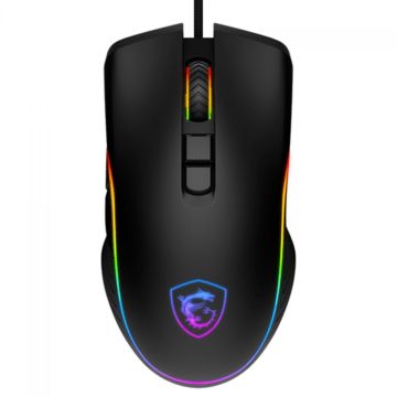 Mouse Gamer MSI Forge GM300, RGB, 7200 DPI, 7 Botões, Preto