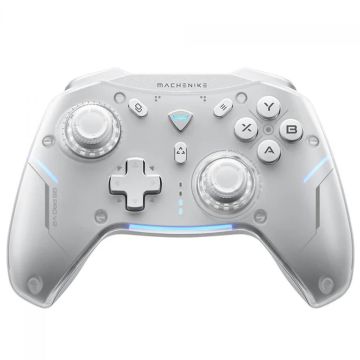 Controle Gamer Machenike G5 Pro V2, Wireless/Bluetooth, Hall Effect, Branco, JJ02GL00B