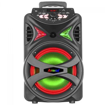 Caixa de Som Amplificada Amvox ACA 255 Hit, Bluetooth, 255W, Múltiplas Conexões, Preto, ACA255