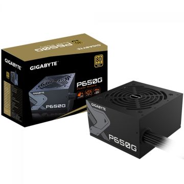 Fonte Gigabyte P650G, 650W, 80 Plus Gold, PFC Ativo, GP-P650G