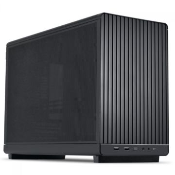Gabinete Gamer Lian Li 011 A3-mATX, Mini Tower, Aço, M-ATX, Sem Fonte, Sem Fan, Black, A3-MATX BLACK