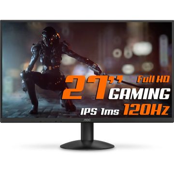 Monitor Gamer AOC, 27 Pol, Full HD, IPS, 1ms, 120Hz, Adaptive-Sync, HDMI/VGA, 27B30H3